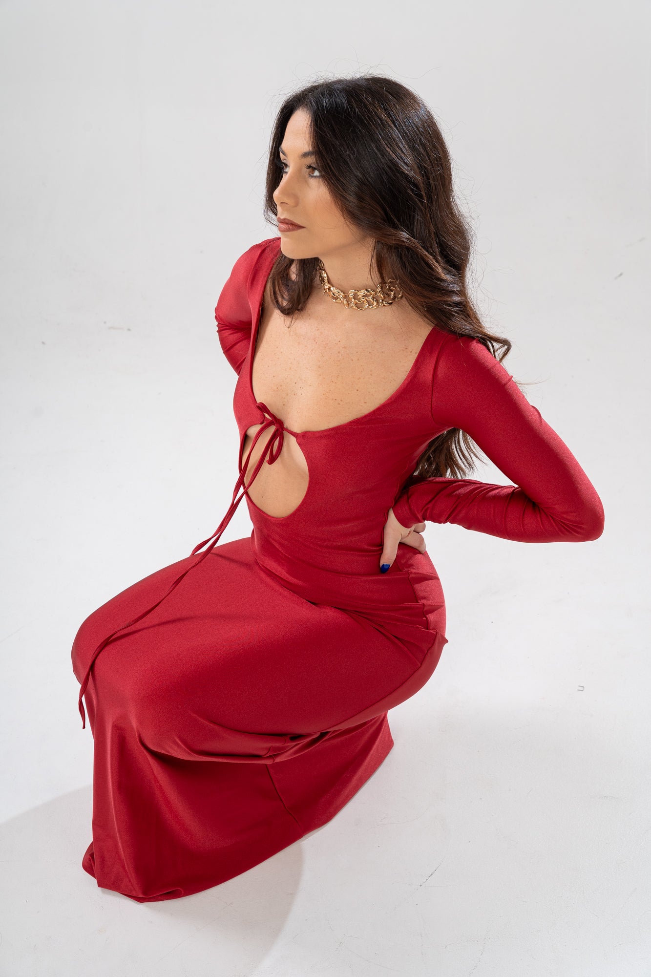 Abito scollo profondo