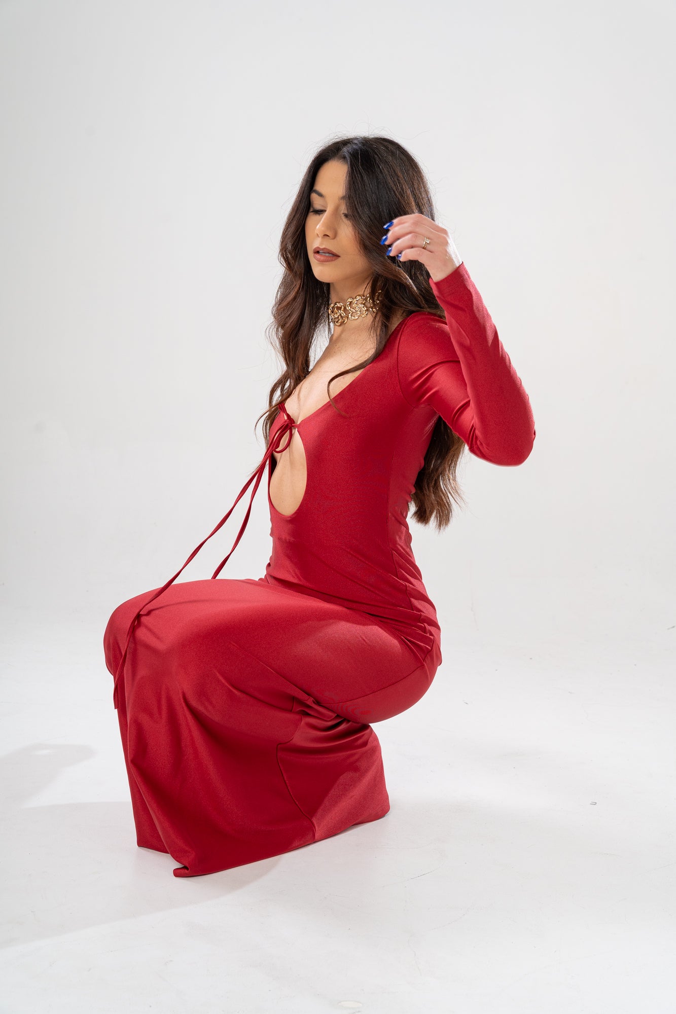 Abito scollo profondo