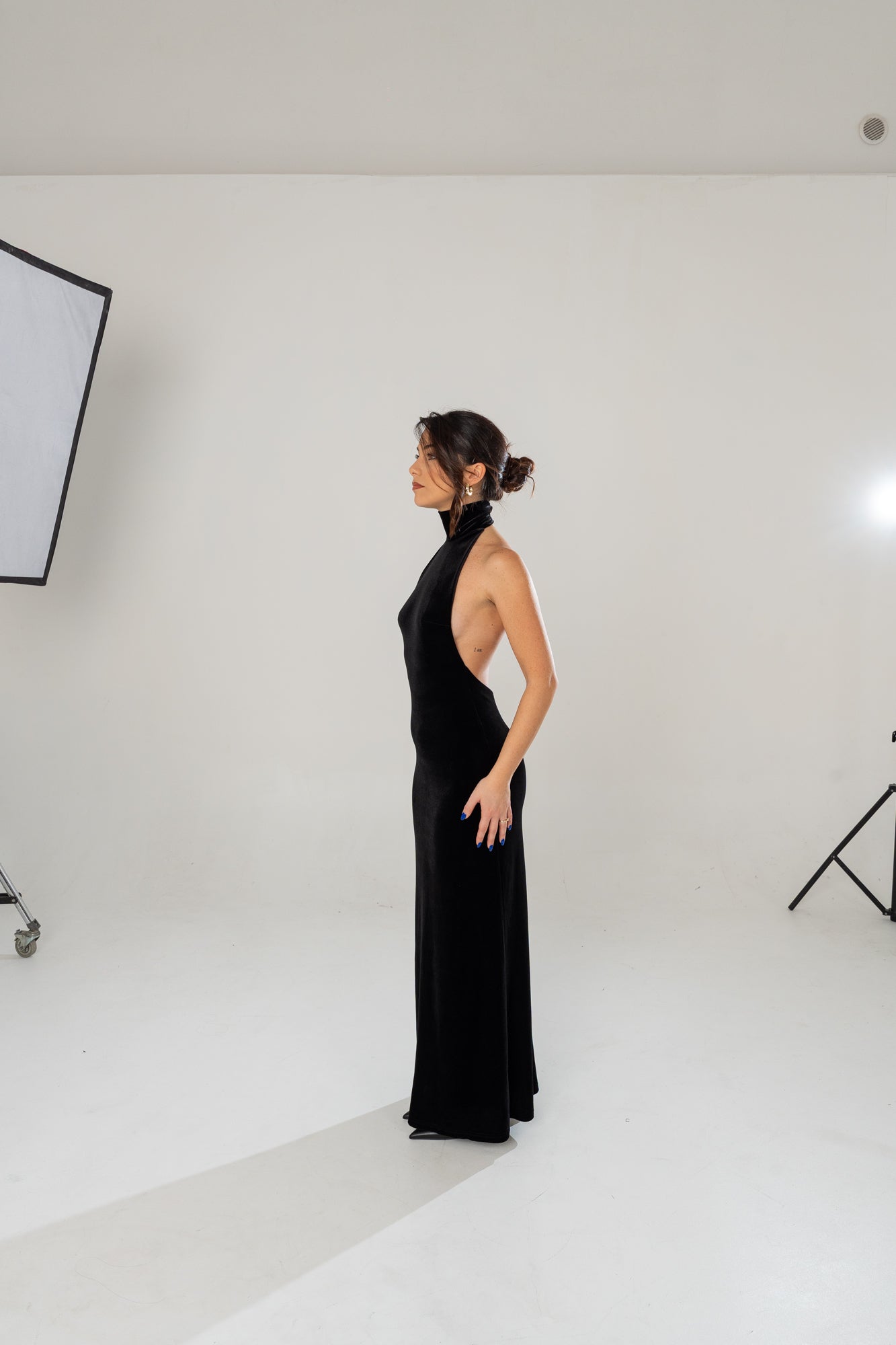 Abito lungo schiena scoperta