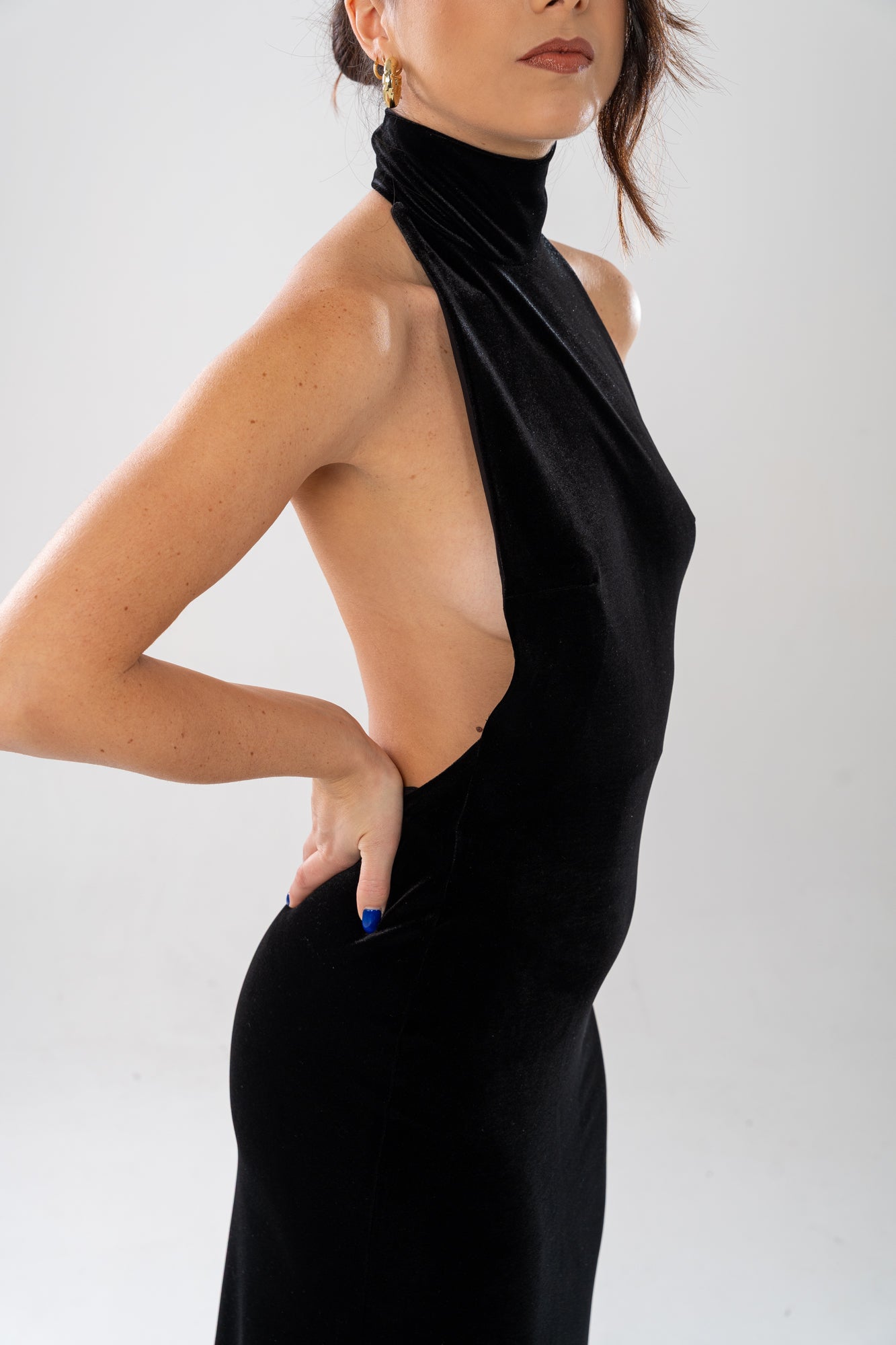 Abito lungo schiena scoperta