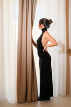 Abito lungo schiena scoperta