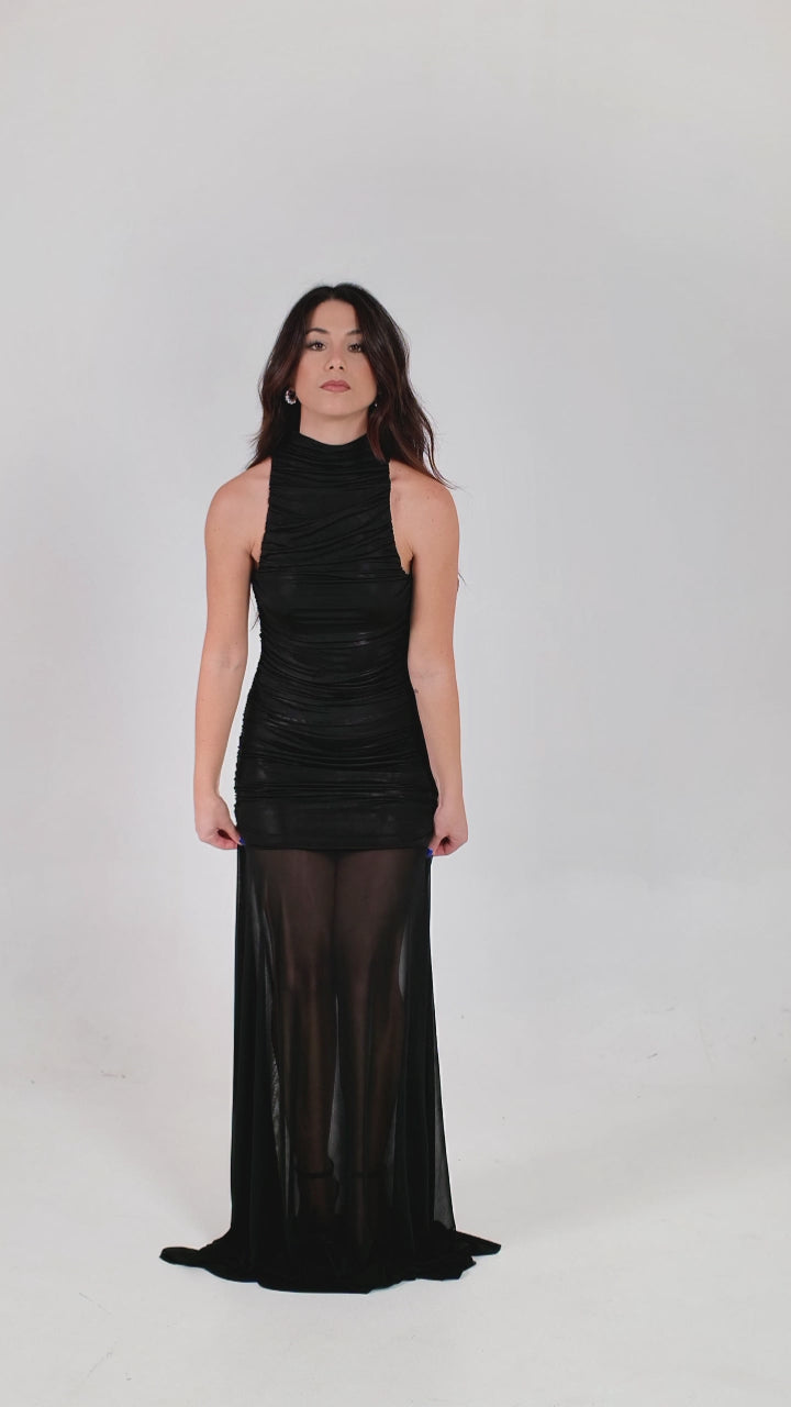 Maxi dress due pezzi