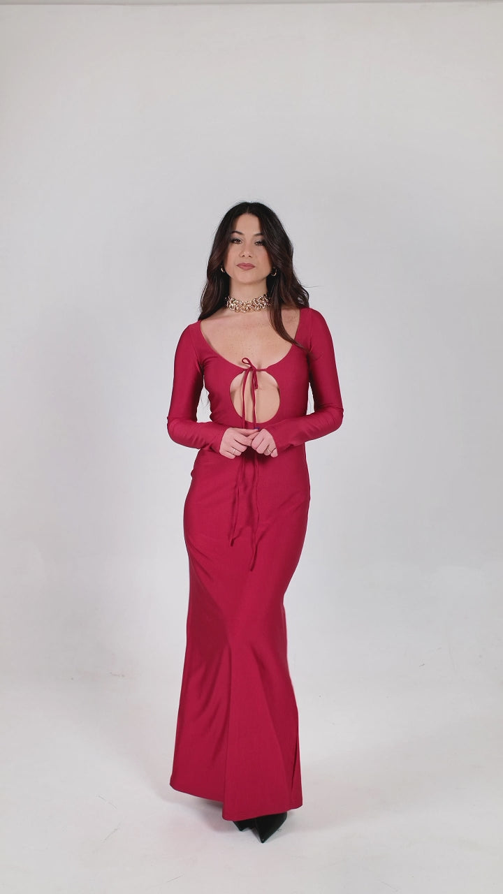 Abito scollo profondo